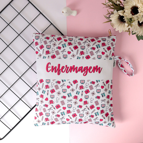 Porta Jaleco Bolsa Necessaire Feminino - Enfermagem