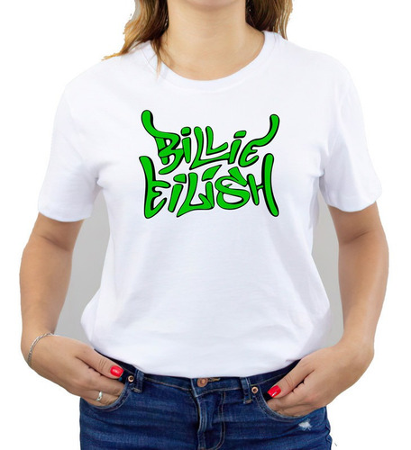 Polera Billie Eilish Gira Logo Concierto Lollapalooza 685