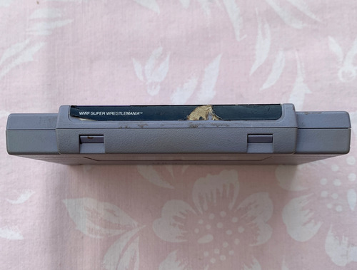 Wwf Super Wrestlemania Videojuego Original Snes 1992 Ljn (Usado)