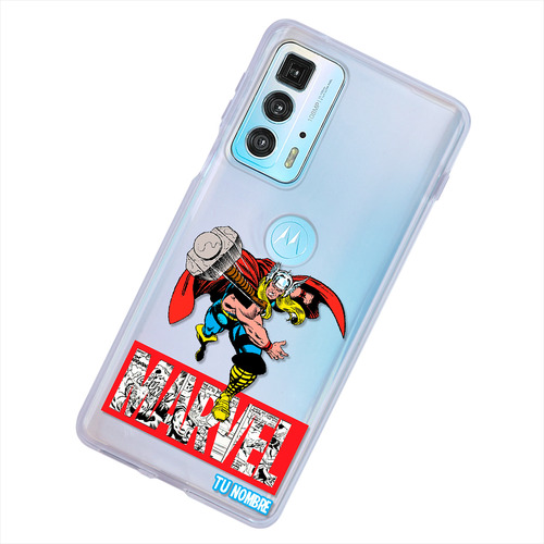 Funda Para Motorola Thor Marvel Con Tu Nombre