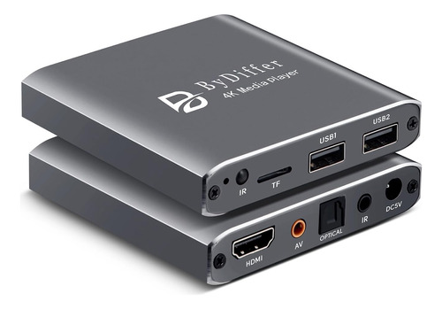 Reproductor Multimedia Digital Bydiffer 4k Ultra Hd, Tv Mp4