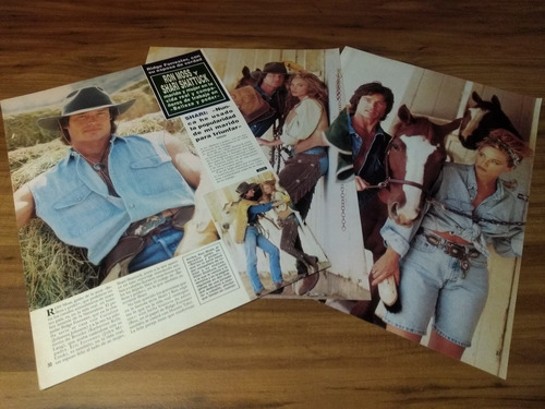 (h045) Ron Moss * Clippings Revista 3 Pgs * 1992