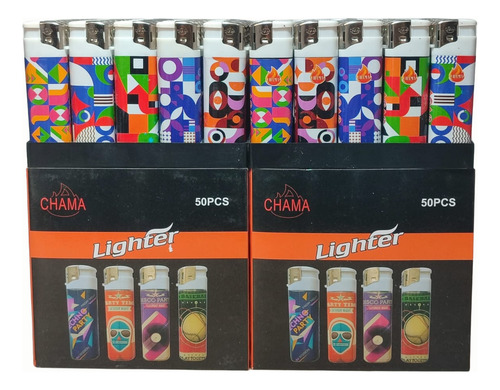 Isqueiiro Chama Eletrônico Artesanato Kit 2 Caixas Atacado