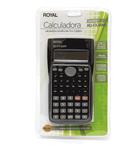 Calculadora Científica Royal Ro-fx-82ms Negro