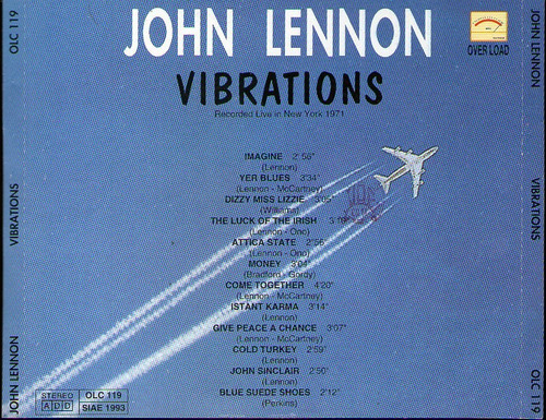 John Lennon - Vibrations - Record Live In Ny 1971