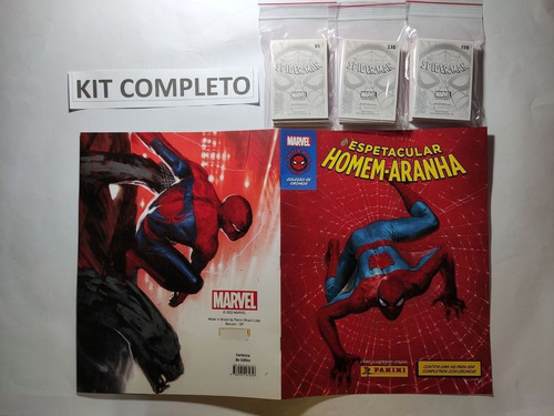 Album De Figurinhas Homem Aranha-60 Anos Completo Para Colar (Usado)