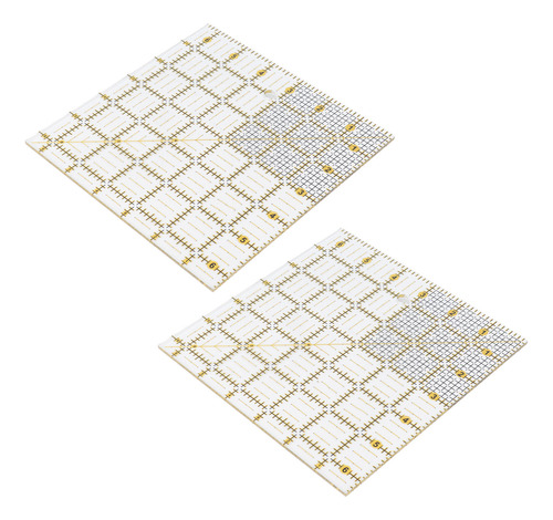 Rejilla Para Cortar Tela Acrílica De Doble Color, 2 Unidades
