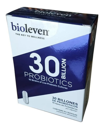 Suplemento En Cápsulas Bioleven Probióticos 30 Billones En Caja Un