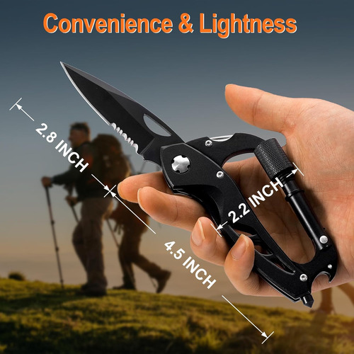 Multiherramienta Con Cuchillo De Bolsillo 7 En 1