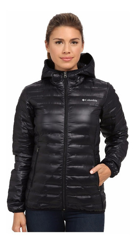 Imagen 1 de 7 de Campera Columbia De Pluma Capucha Ultraliviana Dama Palermoº