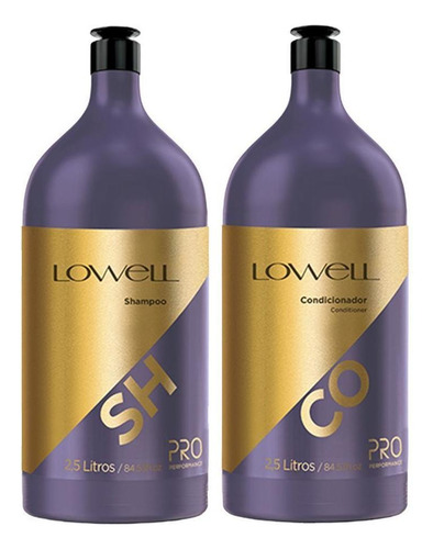  Shampoo + Condicionador 2,5l Lavatório Profissional Lowell