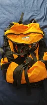 Comprar Mochila Camping Amarilla, 40lbs, Buen Estado