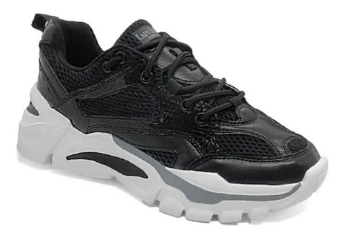 Zapatilla Lady Stork Mujer Gina Liviana Acordonada