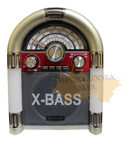 Bocina Retro Clasica Radio Fm Bluetooth Usb Aux Vintage
