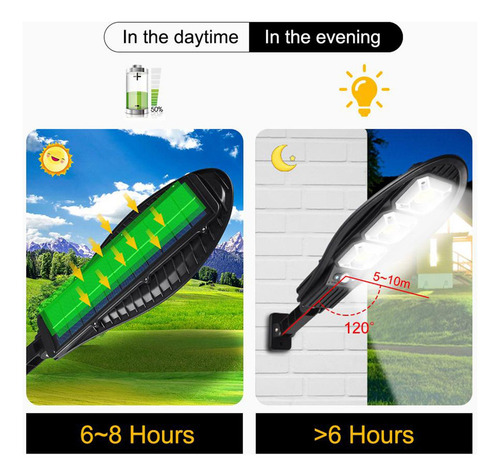 Mejora De Las Luces Solares Al Aire Libre 60 Led 3 Modos De
