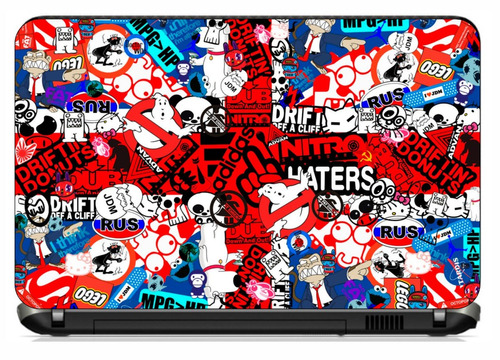 Adesivo Personalizado Notebook Sticker Bomb