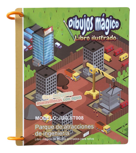 8 Libros Para Colorear Mágicos Para Niños (reutilizables)