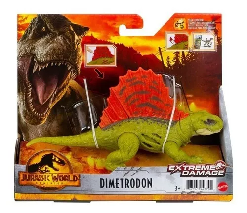 Figura Dinosaurio Jurassic World Dominion Dimetrodon Mattel HDX27 -  Miscelandia