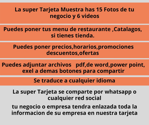 Imagen 3 de 10 de Tarjetas De Presentacion La Super Tarjeta