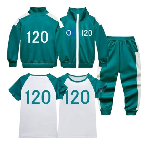 Niños Niñas Nuevo Calamar Disfraz Camiseta Set De 3