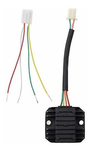 Woostar 4 Cables Rectificador Regulador De Tensión Para Gy6 