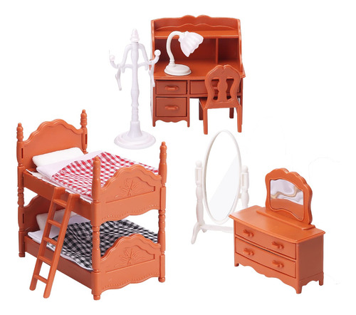 Juego De Muebles De Casa De Muñecas Para Niños, Juguetes .