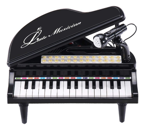 Baoli 31 Teclas Mini Jugar Con Micrfono Piano Para Nios Cone