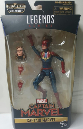 Marvel Legends -capitana Mervel- Serie Kree Sentry Sellada (Usado)