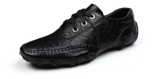 Hombre Mocasines Zapatos Cuero Casual Barco Calzado