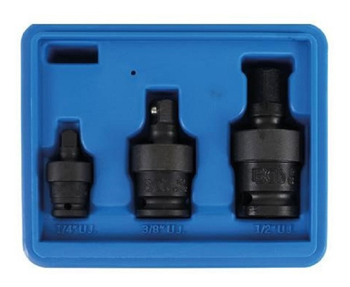 Nudo Universal De 1/4, 3/8 Y 1/2 De Impacto 3 Pzas Marca Bgs