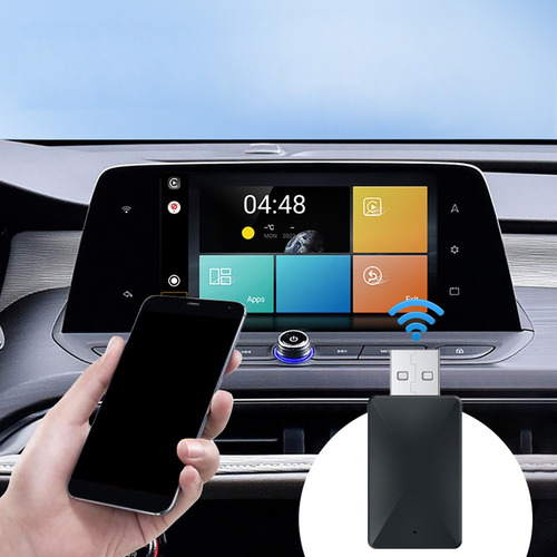 Adaptador Automático Inalámbrico Carplay Android 2 En 1 Wifi