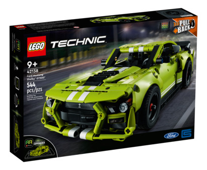 Set 544pzs Lego Technic Carro Ford Mustang Shelby Gt500 +9