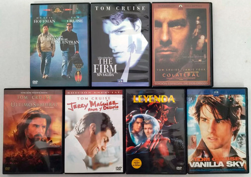 Tom Cruise Dvd Rain Man Firm Colateral Vanilla Sky Leyenda