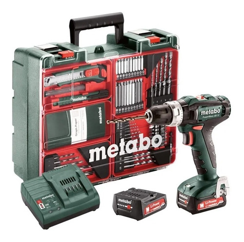 Taladro Atornillador Percutor 18v Metabo Powermaxx Sb12set