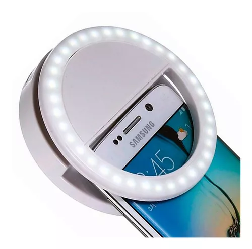 Anillo de luz Led Portátil Para Teléfono Móvil Tablet y Ordenador