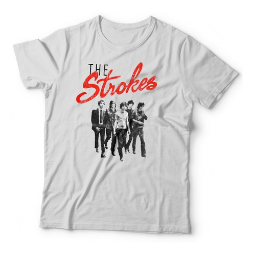 Remera The Strokes 100% Algodón 20/1 Premium