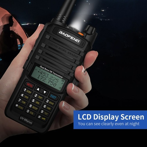 Radio Baofeng Uv-9r Plus Bidireccional A Prueba De Agua