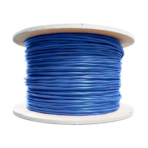 Bobina De Cable Newlink Azul 1000  Cat 6a 10g Utp Certificad