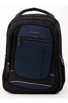 Comprar Mochila Porta Notebook Urbana Escolar Ejecutiva Acolchada Color Azul Diseño De La Tela Liso