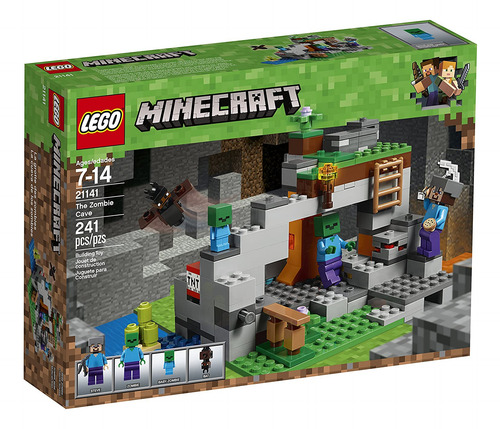 Kit De Construcción Lego Minecraft La Cueva De Los Zombis 21