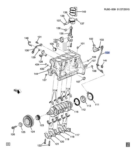 Sensor Arbol Levas (cmp) Chevrolet Trax 1.4l L4 2016
