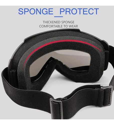 Imagen 3 de 8 de Mascara Y Goggles Tornasol Gotcha, Motociclismo, Skate, Etc