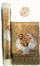 Comprar Biblia Primera Comunión Repujado Kit Biblia Vela Y Rosario
