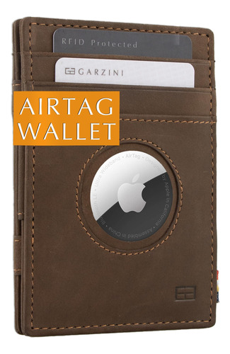 Garzini Magic Airtag - Cartera Para Hombre Con Soporte Para