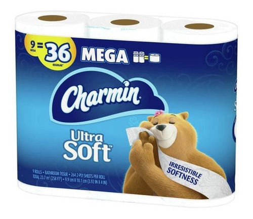 Charmin Papel Higienico Ultra Soft 9x26mts