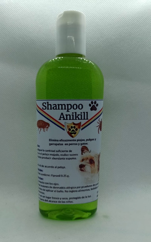 Imagen 2 de 6 de Kit Mascota Anikill Antipulgas Antigarrapas Perros Gatos