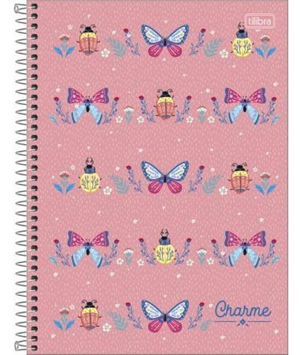 Caderno C/d 01 Materia Charme 80 Folhas Tilibra