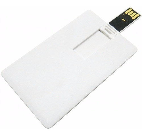 Usb Credicard Tipo Tarjeta De Credito 4gb Blanquita Calidad 