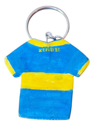 Llavero De Camisetas En Porcelana Fría Camiseta Boca
