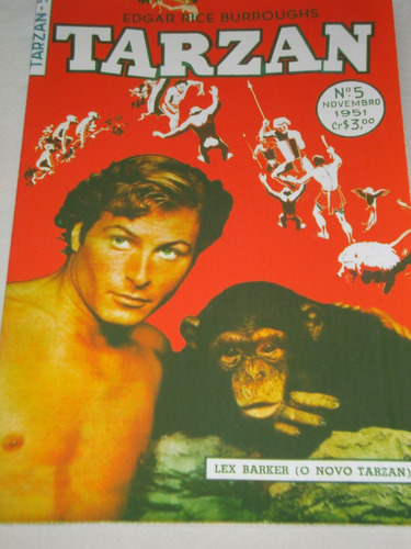 Tarzan 5 De 1951 Ebal Lex Barker Na Capa Leia Tudo Grátis